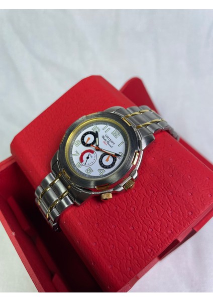 BS902025106C Retro Model Yuvarlak Metalik Kasa Üç Fonksiyonlu Rakamlı Beyaz Kadranlı Klasik Erkek Kol Saati fiyatları