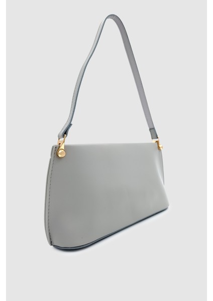 Lycie Mat Görünümlü Astarlı Mıktanıs Kapamalı Omuz ve Kol Çantası Gri fiyatları