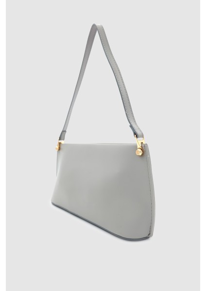 Lycie Mat Görünümlü Astarlı Mıktanıs Kapamalı Omuz ve Kol Çantası Gri fırsatları