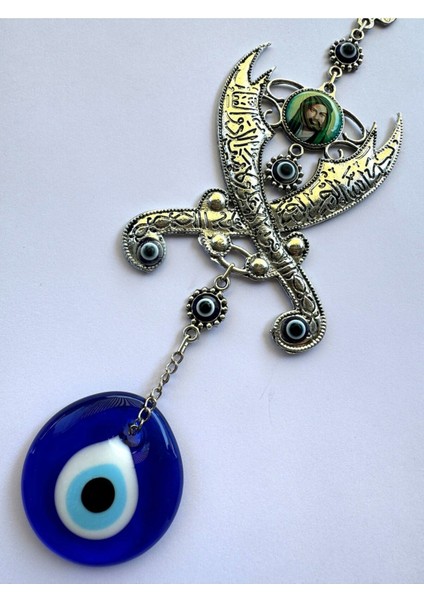 Zamak Döküm Metal Hz. Ali Zülfikar Kılıç Figür Duvar Kapı Süsü ve Aksesuar fiyatları