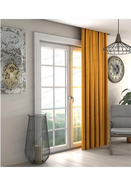 Turuncu Fon Perde,turuncu Kadife Dokulu Fon Perde,pilesiz Ekstrafor Büzgülü (Tek Kanat) fiyatları