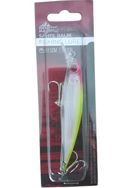 4'lü Set North Pacific Rapala Maket Balık 13 - 8 gr Levrek,uskumru, Palamut , Çinekop ve Tatlı Su