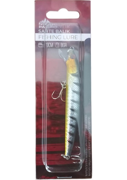 4'lü Set North Pacific Rapala Maket Balık 13 - 8 gr Levrek,uskumru, Palamut , Çinekop ve Tatlı Su