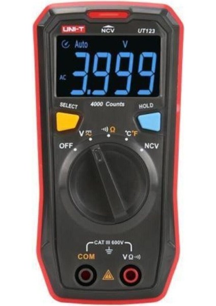 UT-123 Cep Boy Konut Tipi Dijital Multimetre