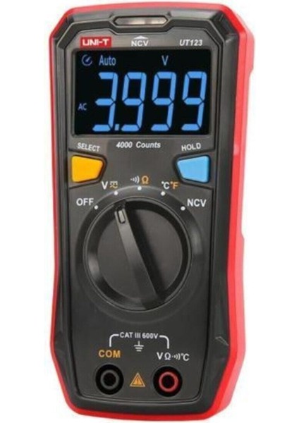UT-123 Cep Boy Konut Tipi Dijital Multimetre