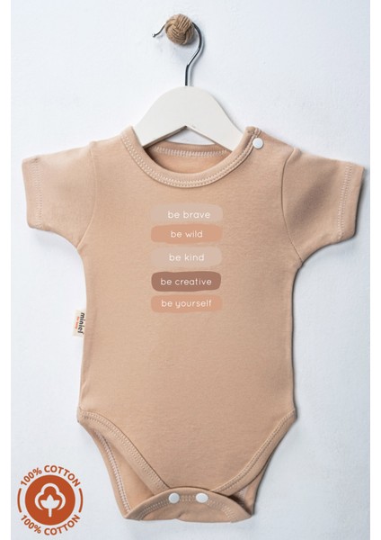 Unisex Bebek %100 Organik Pamuklu Bohem Baskılı 3-6-9-12 Ay 3lü Kısa Kollu Bebek Body Zıbın fiyatları