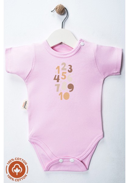 Unisex Bebek %100 Organik Pamuklu Bohem Baskılı 3-6-9-12 Ay 3lü Kısa Kollu Bebek Body Zıbın fiyatları