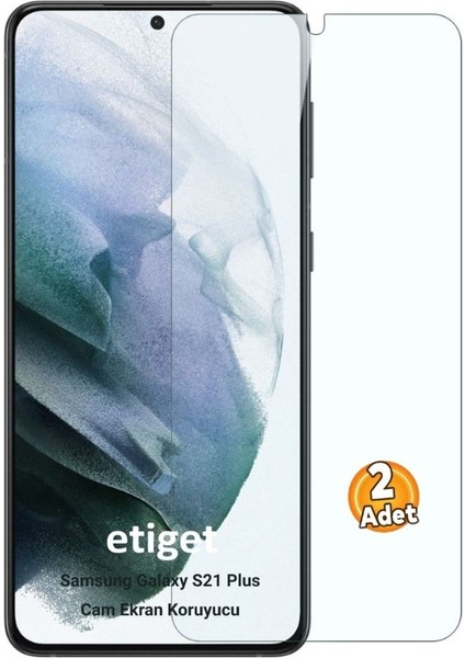 Samsung Galaxy S21 Plus Tempeli Cam Ekran Koruyucu 9h Ultra Koruma (3 Adet)