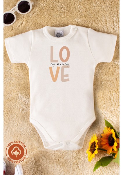 Unisex Bebek %100 Organik Pamuklu Dream Baskılı 3-6-9-12 Ay 3lü Kısa Kollu Bebek Body Zıbın fiyatları