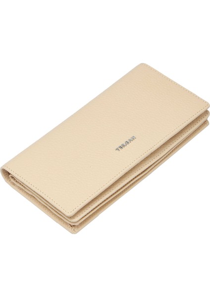 Krem Hakiki Deri Kadın Cüzdan - S1CB00005685-N30