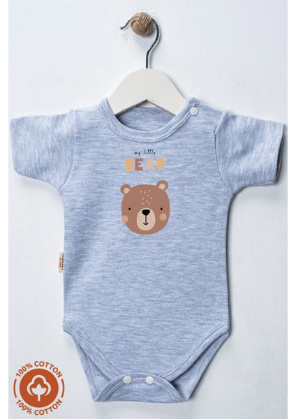 Erkek Bebek %100 Organik Pamuklu Explore Baskılı 3-6-9-12 Ay 3lü Kısa Kollu Bebek Body Zıbın fırsatları