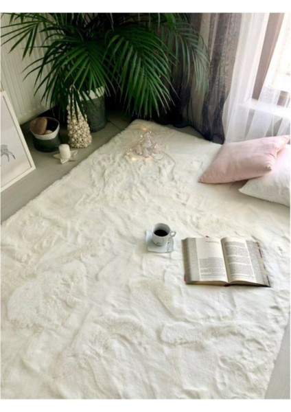 Peluş Halı Soft Krem modelleri
