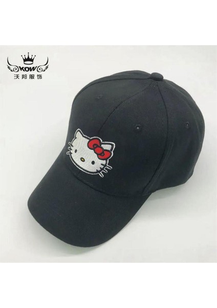 Siyah Hello Kitty Face Şapka fiyatları