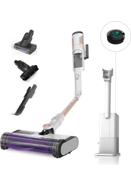 Detect Clean&empty Auto-Empty Sistemli Turbo Başlıklı Şarjlı Dikey Süpürge - IW3612EUT - Shark Ninj