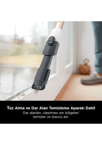 Detect Clean&empty Auto-Empty Sistemli Turbo Başlıklı Şarjlı Dikey Süpürge - IW3612EUT - Shark Ninj indirimleri