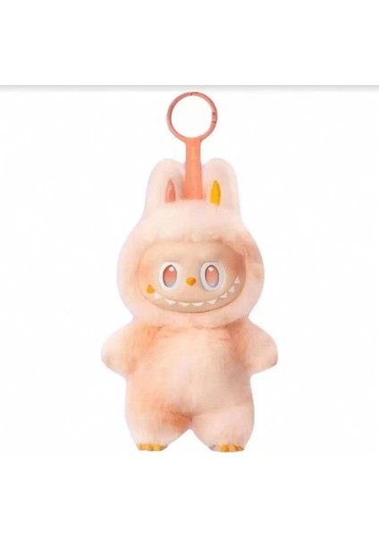 Labubu 3.0 Sıcak 17 cm Canavarlar Kalp Atışı Macaron Emaye Yüzü Sevimli Doldurulmuş Pvc Heykelcik Masa Süsü Kawaii Oyuncak Çocuk Hediye Rengi: Sevinç (Yurt Dışından)