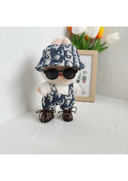 17CM Mini Peluş Bebek Kore Kore Kpop Exo Labubu Idol Strap Stelt Gibi Hediye Renki: 4 Pcs (Yurt Dışından)