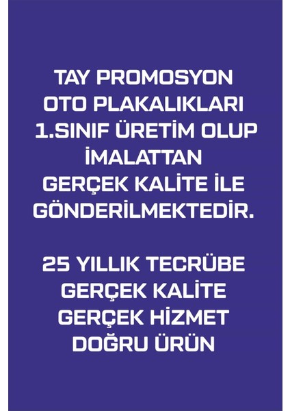 Mercedes-Benz Yazılı Oto Plakalık Kişiye Özel Kırılmaz Siyah Uv Kabartmalı 2 Adet Takmatik fırsatları