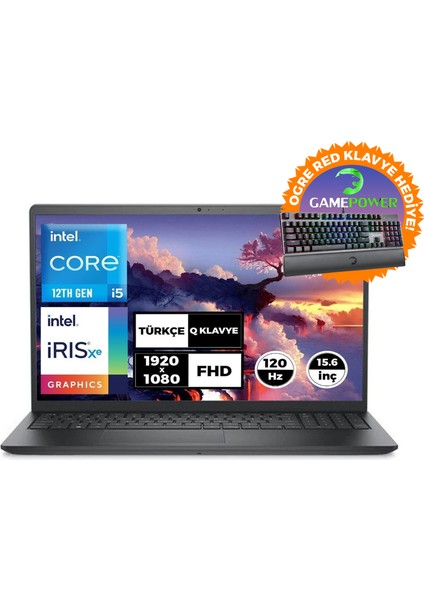 Vostro 3520 I5-1235U 16GB 1tb SSD Fdos 15.6"fhd Laptop + Klavye N1611PVNB3520U 037