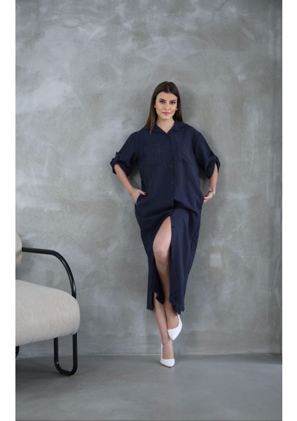 Düğmeli Kadın Gömlek Elbise fırsatları