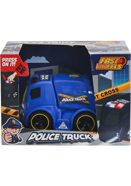 ER-245 Fast Wheels Polis Kamyonu -Erdem Oyuncak.glpzr