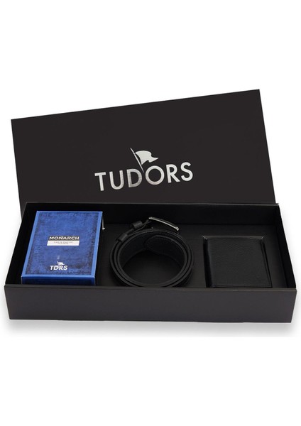 Özel Kutulu Erkek 3'lü Set Parfüm, Hakiki Deri Kemer ve Cüzdan Babalar Günü Hediye Seti