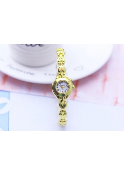 Kalpli Yuvarlak Gold Vintage&retro Saat