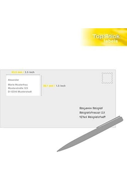 8699 Adres Etiketi, 100 Yaprak, 63,5 x 38,1 Mm, 21 A4 Yaprak, 2100 Adet, Kendinden Yapışkanlı, Yazdırılabilir, Mat, Adres Çıkartması, Beyaz