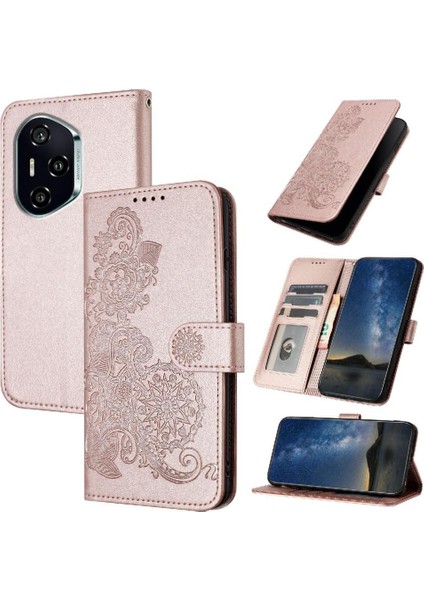 Kart Yuvası Standı ile Onur 400 Için Flip Case Flip Folio Kitap Kickstand Pu (Yurt Dışından)