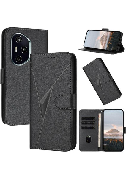 Kickstand Fonksiyonu ile Onur 400 Için Flip Case Premium Pu Deri Flip (Yurt Dışından)