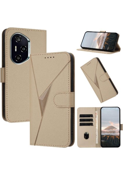 Kickstand Fonksiyonu ile Onur 400 Için Flip Case Premium Pu Deri Flip (Yurt Dışından)