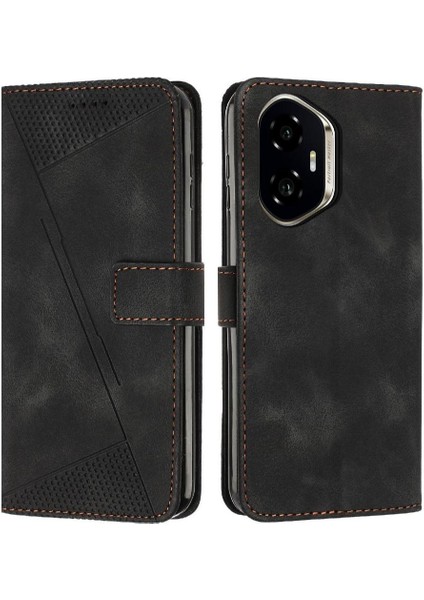 Onur 400 Kart Ekleme Pu Deri Kickstand Cüzdan Için Flip Case (Yurt Dışından)