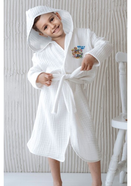 4 Kat Müslin Bornoz - Cartoon Serisi - Paw Patrol indirimleri