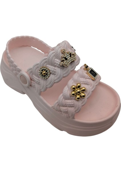Floraflex | Kadın Eva Lastik Sandalet - Floraflex - Pudra - 38 fırsatları