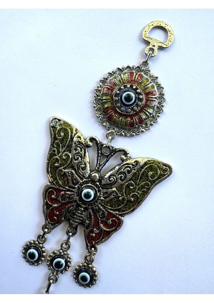 Zamak Döküm Metal Renkli Kelebek Figür Duvar Kapı Süsü ve Aksesuar modelleri