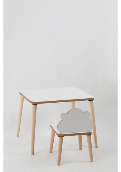 Çocuk Aktivite Masası, Etkinlik Masası, Çocuk Düz Çalışma Masası- Sandalye Takımı Yaz- Sil Yüzey