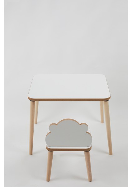 Çocuk Aktivite Masası, Etkinlik Masası, Çocuk Düz Çalışma Masası- Sandalye Takımı Yaz- Sil Yüzey