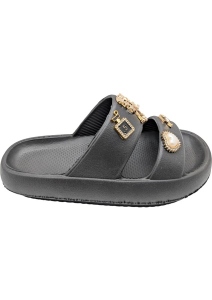 Jollysole | Kadın Eva Lastik Terlik - Jollysole - Siyah - 37