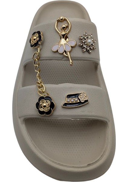 Jollysole | Kadın Eva Lastik Terlik - Jollysole - Bej - 37 modelleri