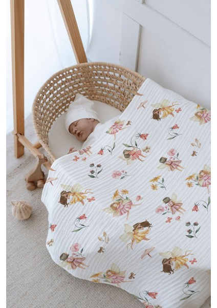 4 Kat Müslin Battaniye (100X120) - Dans Eden Periler