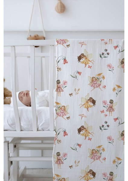 4 Kat Müslin Battaniye (100X120) - Dans Eden Periler modelleri