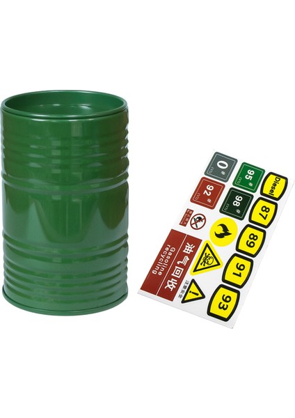 Metal Simülasyon Yağ Fıçısı, Alet Fıçısı, Kalemlik 1/10 1/8 Rc Paletli Araba Trx4 SCX10 Rc Araba Aksesuarları Yeşil (Yurt Dışından) indirimleri