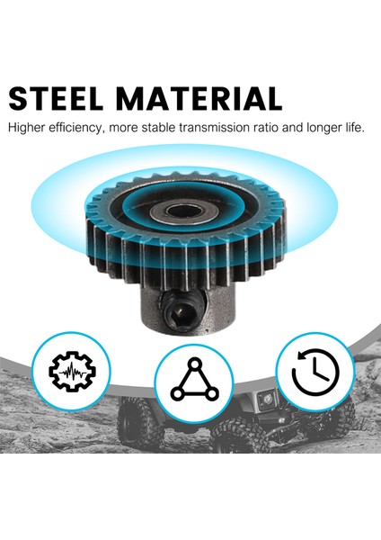 Hsp, 10 11184 Çelik Metal Mahmuz Farklı Ana Dişli 17T/21T/23T/26T/29T/64T Motor Pinyon Dişlileri (Yurt Dışından) fırsatları