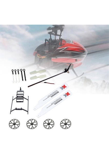 Wltoys Xk K110,K110S Rc Helikopter Yükseltme Parçaları Için Rc Helikopter Yedek Parça Takımı (Yurt Dışından)