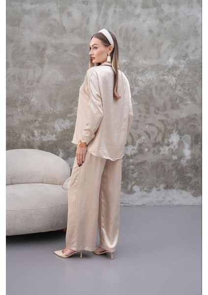 Saten Kumaş Gömlek Pantolon Takım Elbise indirimleri