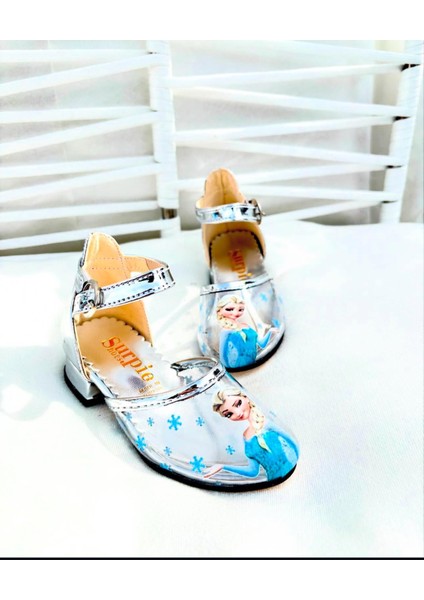 Gala Baskılı Önü Şeffaf Topuklu Ayk modelleri