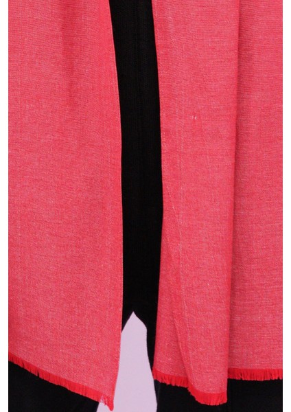 %100 Ipek El Dokuması Fular 35 x 160 cm - Kırmızı modelleri