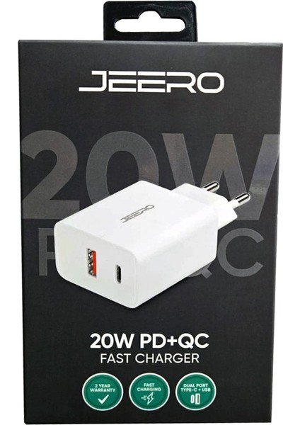 Compact 20W USB + Type-C Çıkışlı 3.0A Hızlı Şarj Başlığı Şarj Aleti fırsatları