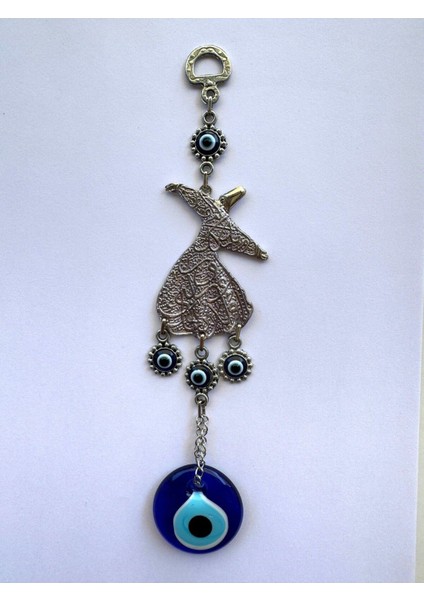 Zamak Döküm Metal Mevlana Figür Duvar Kapı Süsü ve Aksesuar