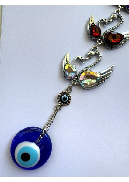 Zamak Döküm Metal 3'lü Kuğu Figür Duvar Kapı Süsü ve Aksesuar fiyatları